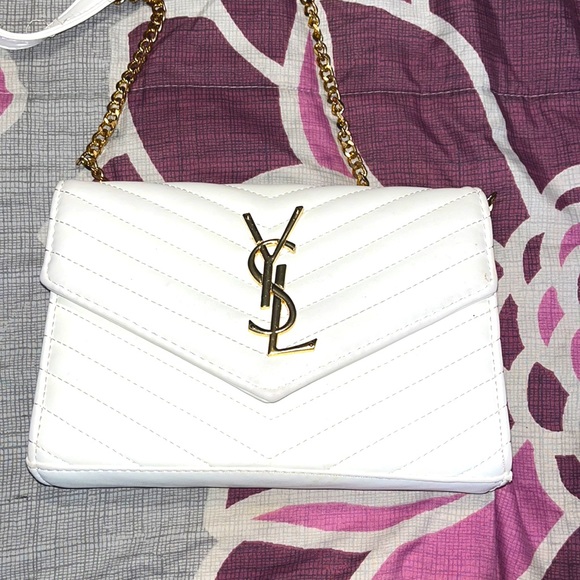 Yves Saint Laurent Handbags - White ysl bag